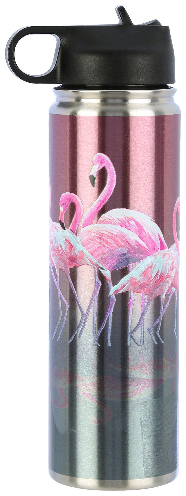 22 oz. Flamingo Water Bottle