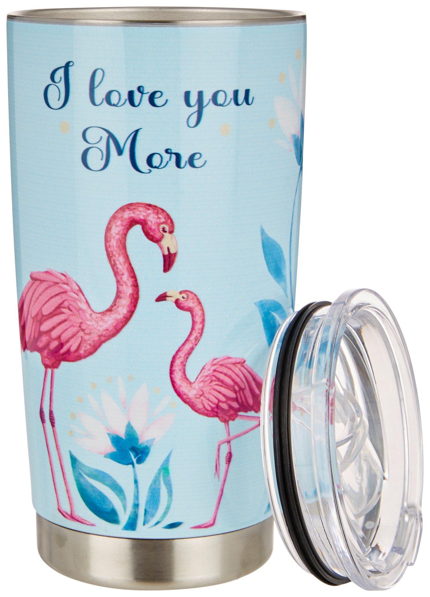20 oz. Stainless Steel I Love You More Tumbler