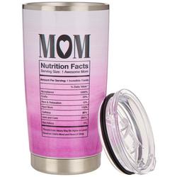 20 oz. Stainless Steel Mom Nutrition Facts Tumbler