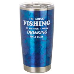 Meteor 20 oz. Stainless Steel Drinking On A Boat Tumbler