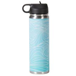 22 oz. Stainless Steel Classic Waves Water Bottle