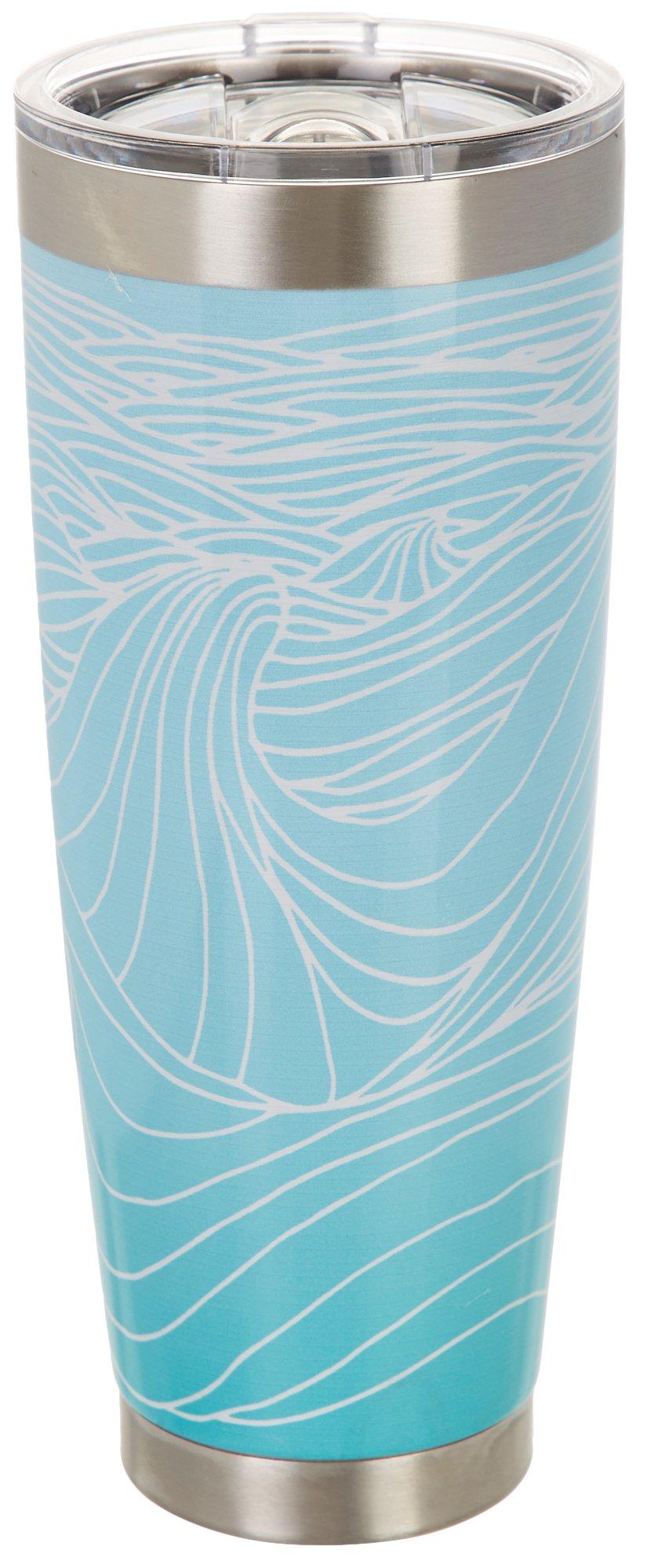 Meteor 30 oz. Stainless Steel Classic Waves Tumbler
