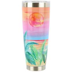 30 oz. Stainless Steel Water Color Beach Tumbler