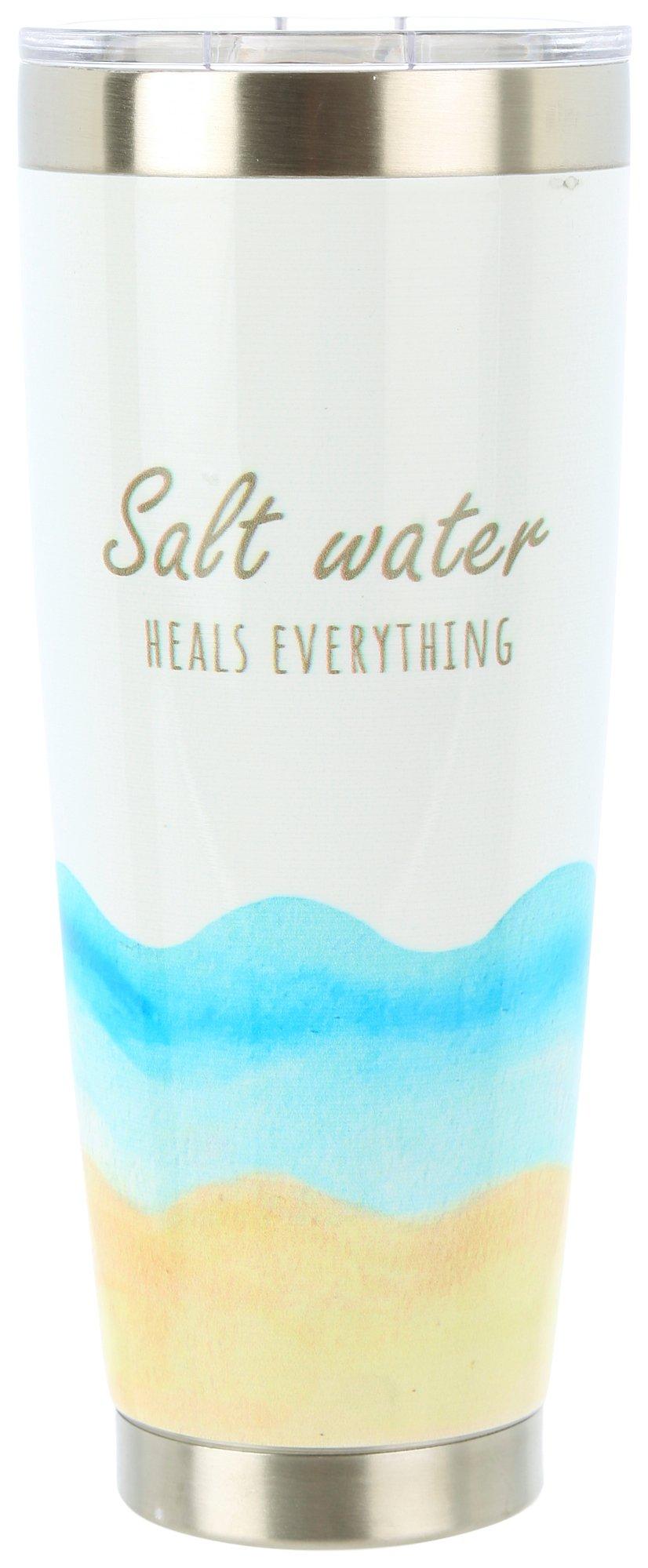 30 oz. Stainless Steel Salt Water Quote Tumbler