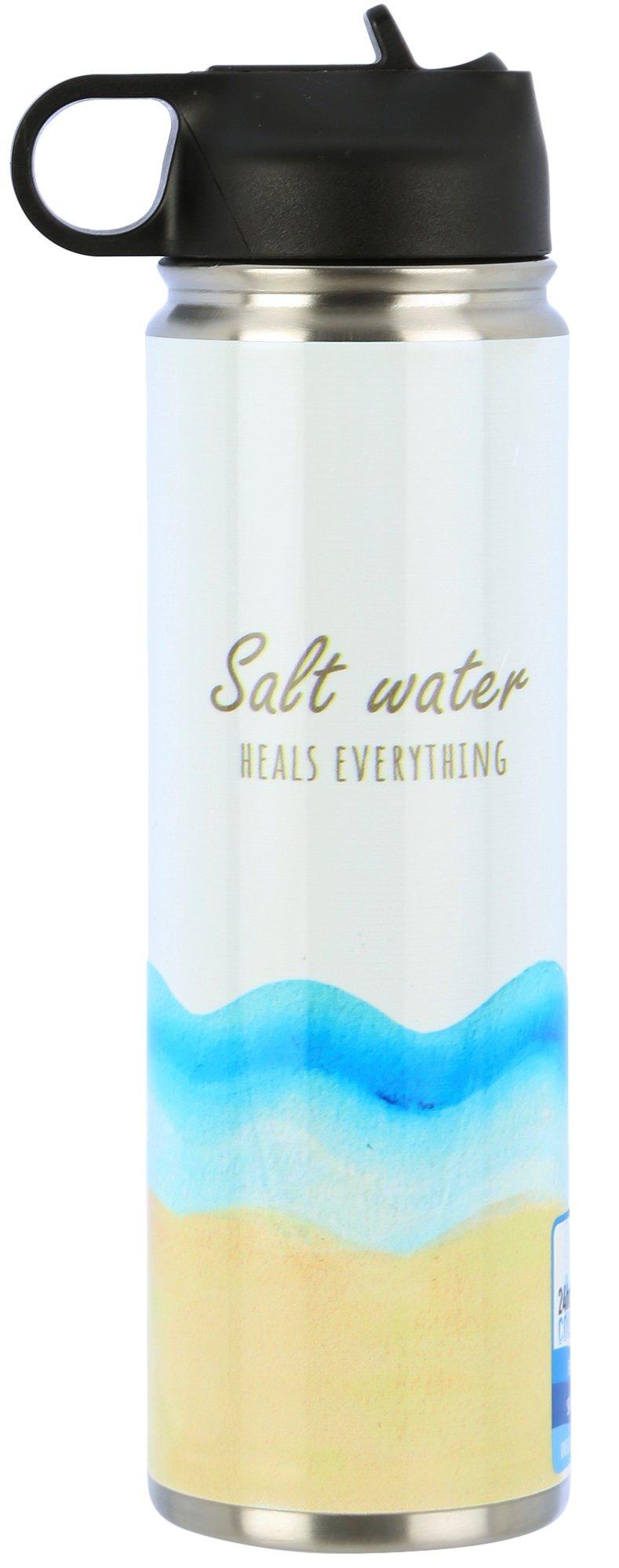 22 oz. Salt Water Heals Everything Water Bottle