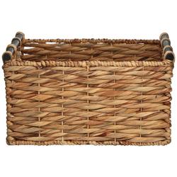 17x13 Braided Wooden Handle Basket