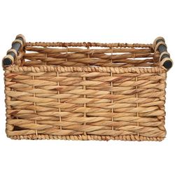 ZEST Kitchen + Home 15x11 Braided Wooden Handle Basket