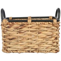13x8 Braided Wooden Handle Basket