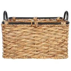 17x12 Braided Wooden Handle Basket
