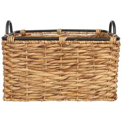 ZEST Kitchen + Home 19x14 Braided Wooden Handle Basket