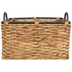 19x14 Braided Wooden Handle Basket