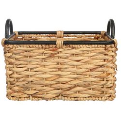 ZEST Kitchen + Home 15x10 Braided Wooden Handle Basket