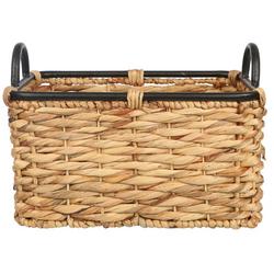 15x10 Braided Wooden Handle Basket
