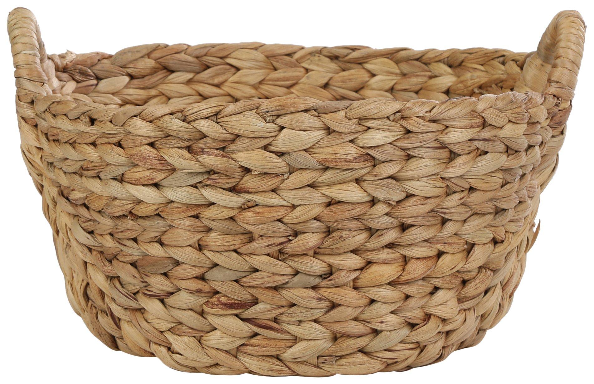 6'' Natural Braided O-ring Handle Basket