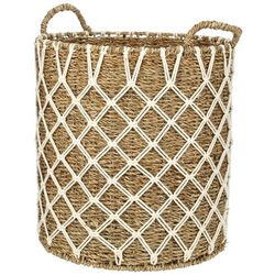 ZEST 16'' Natural Braided Seagrass Basket