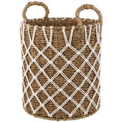 Natural Braided Seagrass Basket
