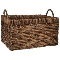 11x16 Water Hyacinth Triple Weave Basket