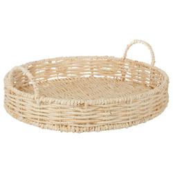 18in Round Woven Tray