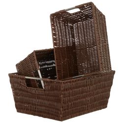 Whitmor 3-pk. Rattique Storage Basket Set