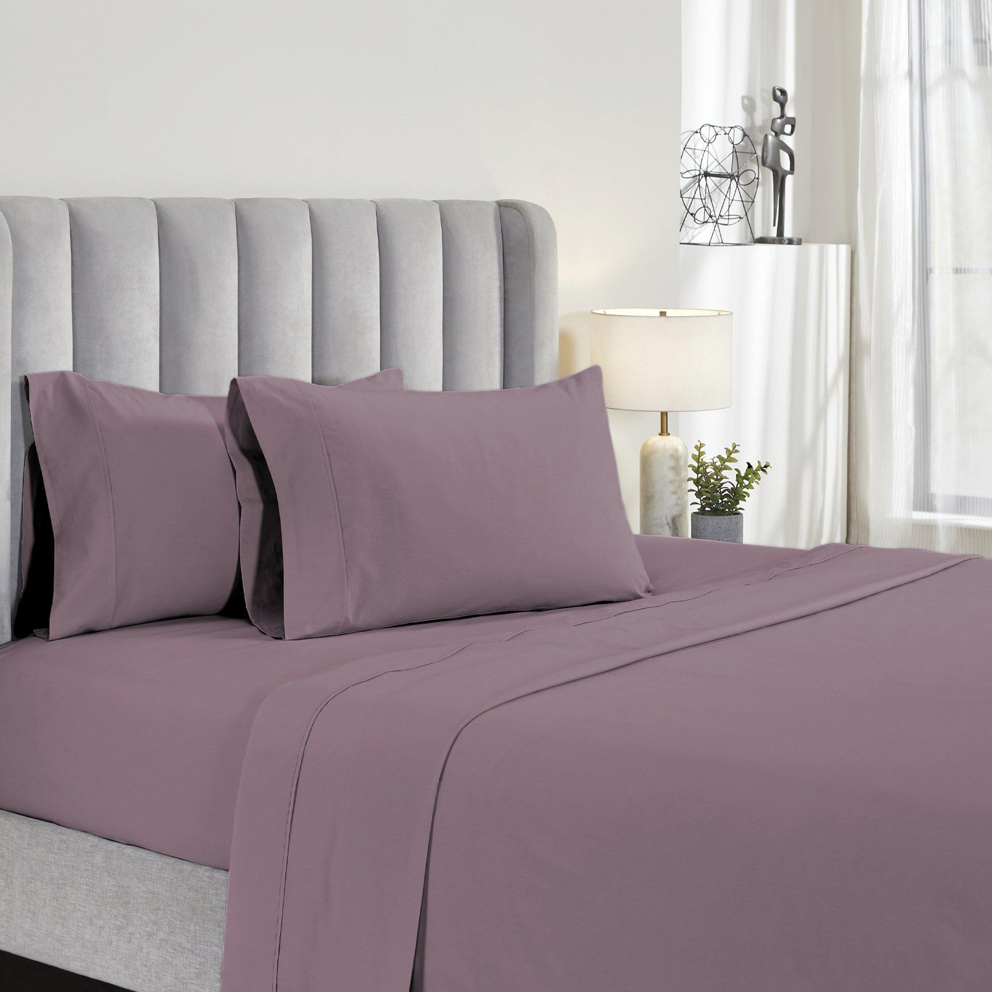 Allure Solid Cotton Sheet Set