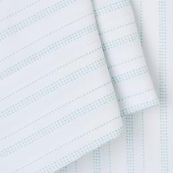 2pk Dotted Lines Microfiber Pillowcase Set