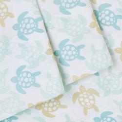 2pk Sea Turtle Microfiber Pillowcase Set