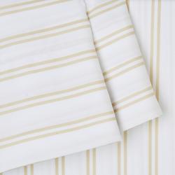 2pk Striped Microfiber Pillowcase Set