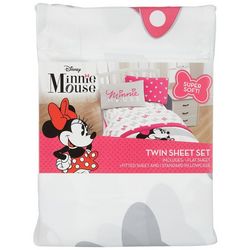 Disney Minnie Mouse Twin Sheet Set