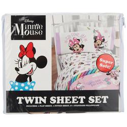 Minnie Mouse  Twin Sheet Set