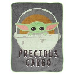 Star Wars The Mandalorian Precious Cargo Plush Throw