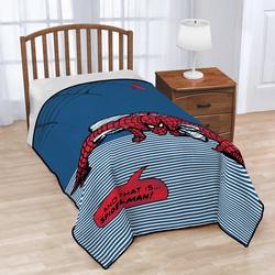 Spider-Man Stripe Plush Blanket