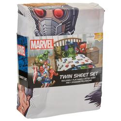 Avengers Character Print Twin Sheet Set
