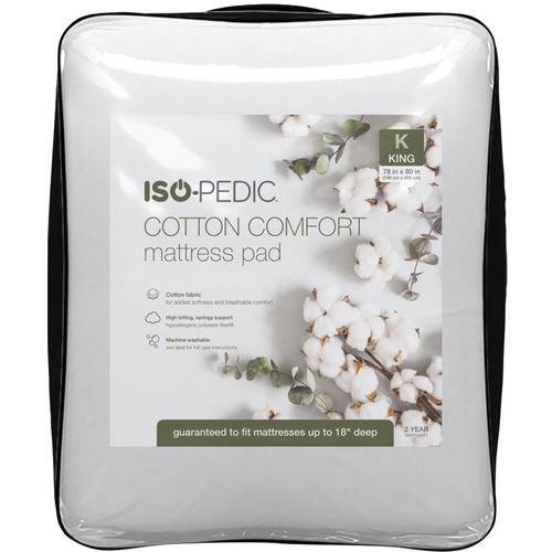 Iso-Pedic Cotton Comfort Mattress Pad