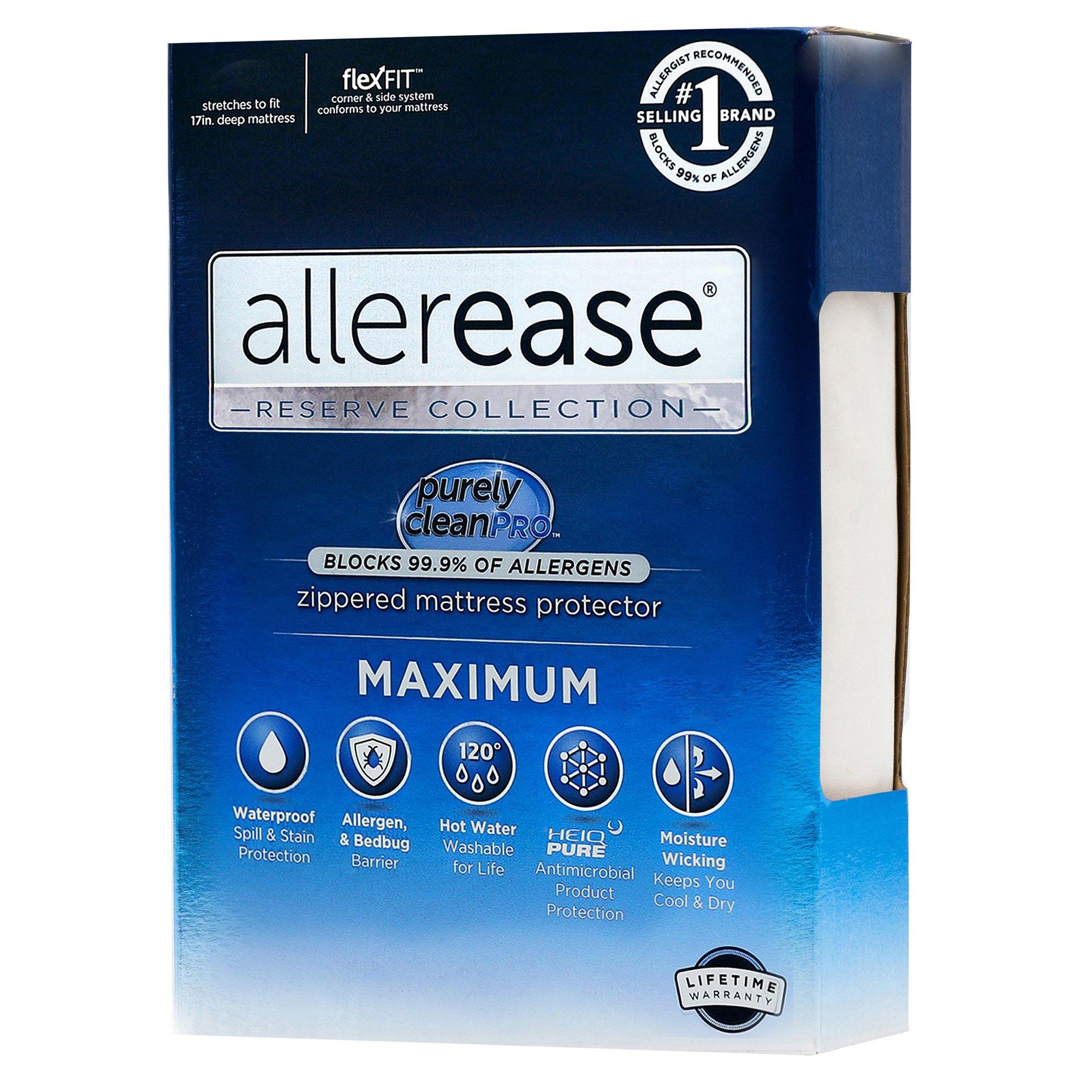 AllerEase  Waterproof Allergy Protection Mattress Protector