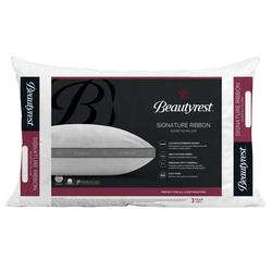 Signature Ribbon Gusseted Bed Pillow