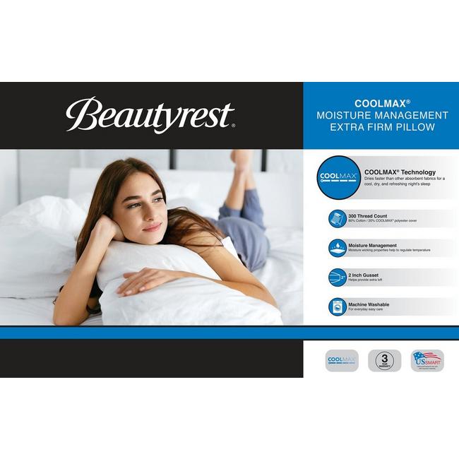 Details about   Beautyrest Coolmax King Bed Pillow King White 