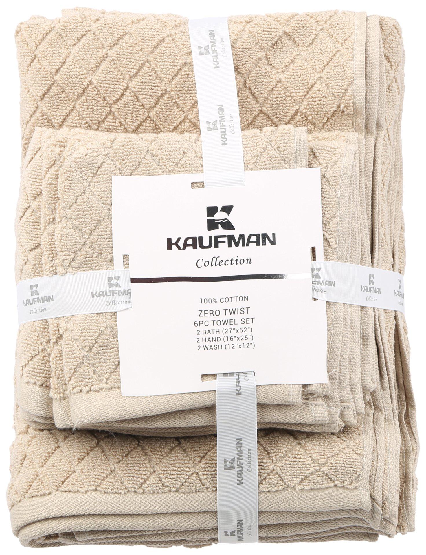 Kaufman 6 Pc Towel Set