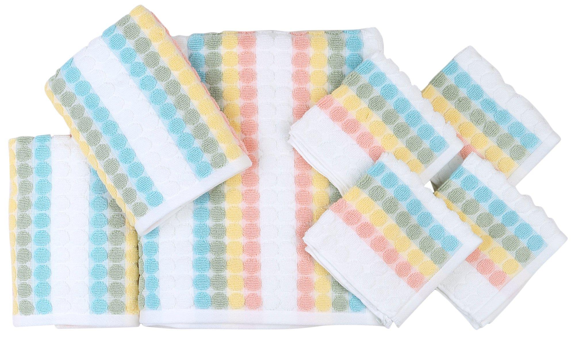 Dotted Tile Splash Towel Collection