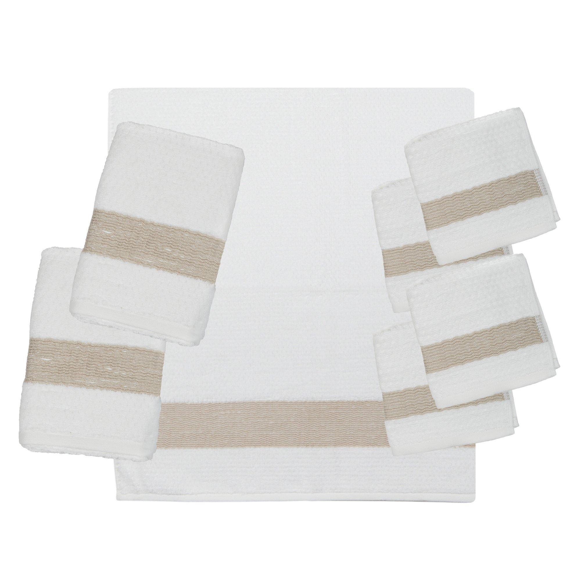 4 Pk Brioude Washcloth Set