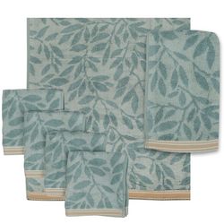 Caro Home 2 Pk Leaf Hand Towel Set