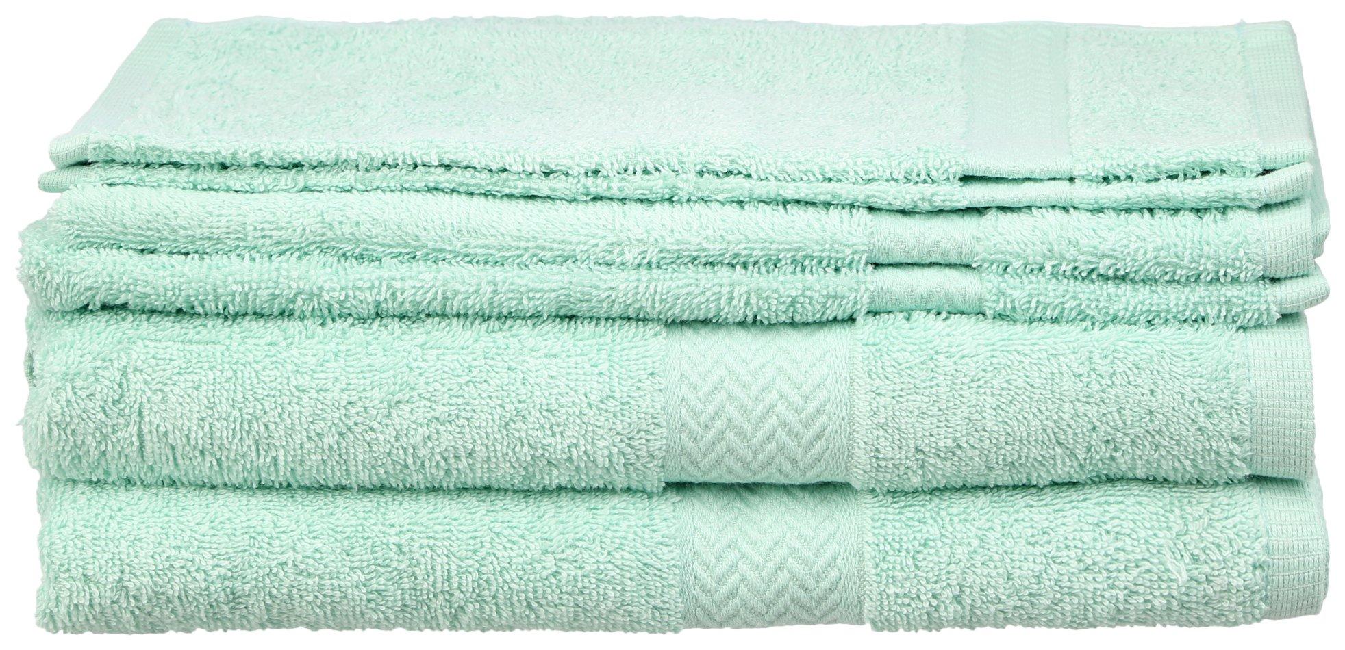 Martex Ringspun 6-Piece Towel Set, Coral, Cotton