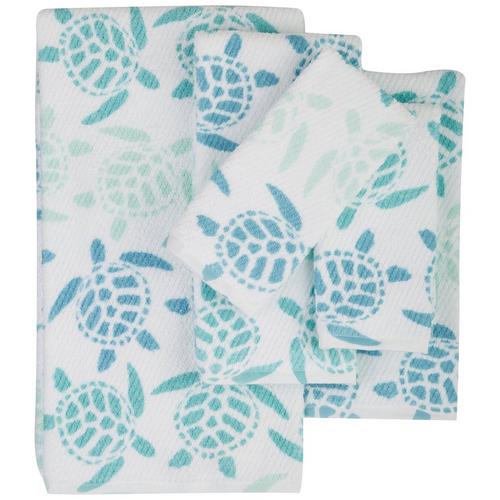 Panama Jack Sea Turtle Print Bath Towel Collection