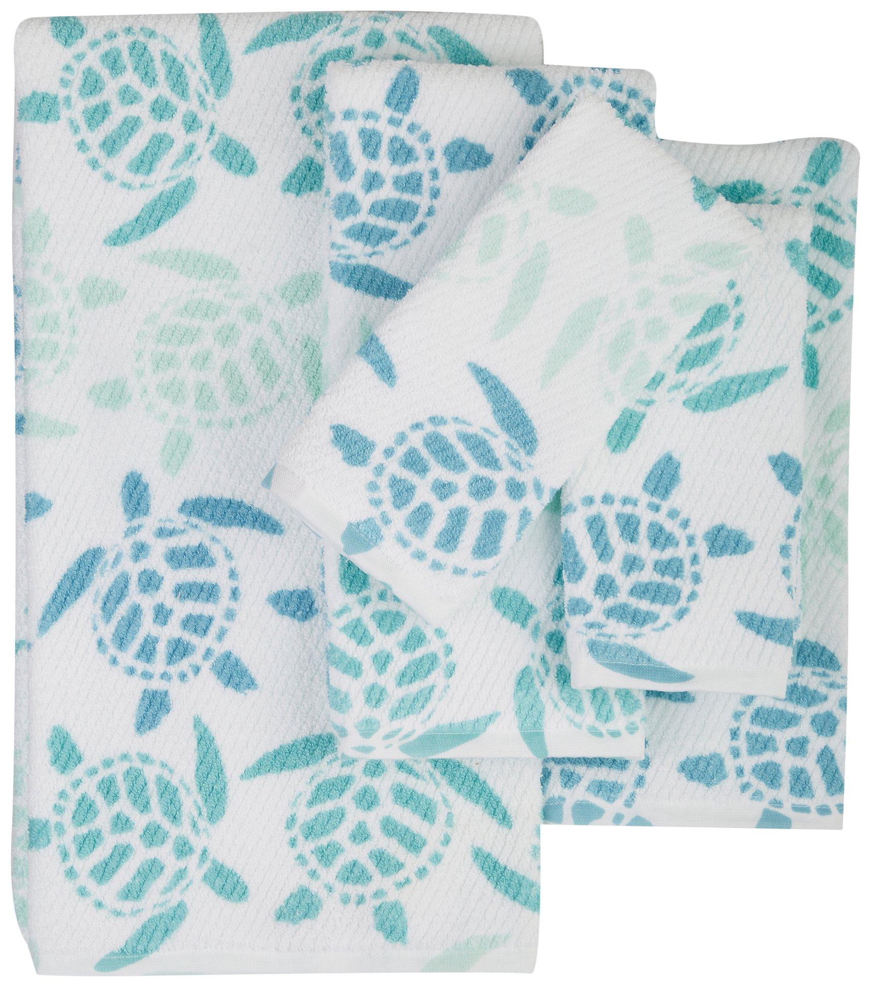 Panama Jack Sea Turtle Print Bath Towel Collection