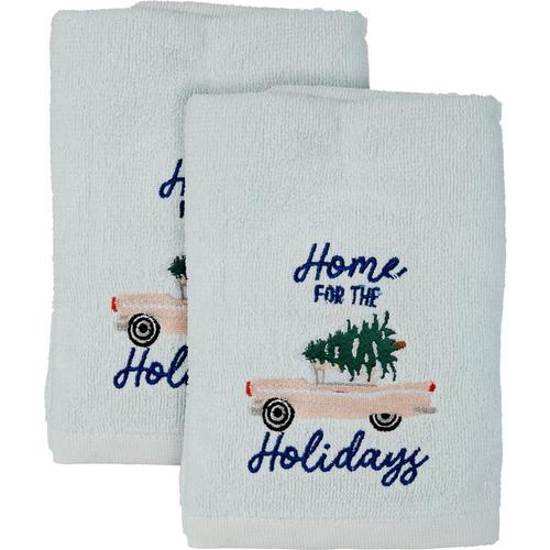 ATI 2-pk. Home For The Holidays Hand Towel