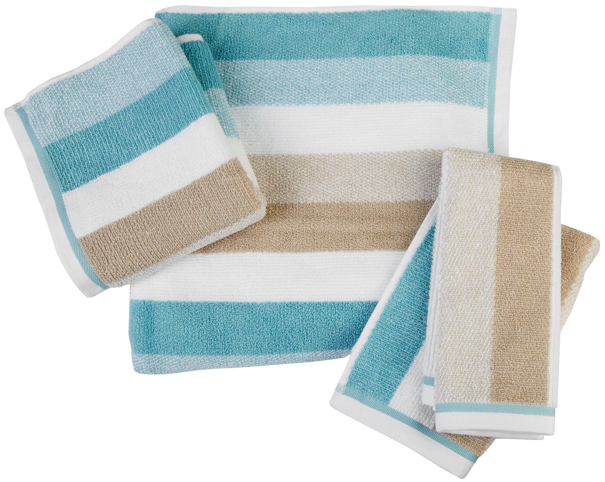 Caro Home Infinity Rib Grey Bath Towel, Bath Towels, Household