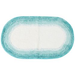 Arkwright Ombre Microfiber Oval Bath Rug