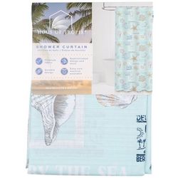 Hous of Tropix 70x72 Life by the Sea Shower Curtain