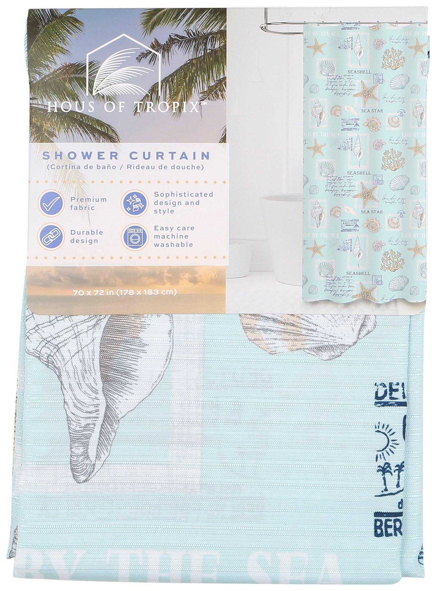 70x72 Life by the Sea Shower Curtain