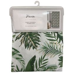 Homewear 70x72 Tropical Leaf Shower Curtain