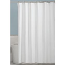 Zenna Home Basic Solid Fabric Shower Curtain